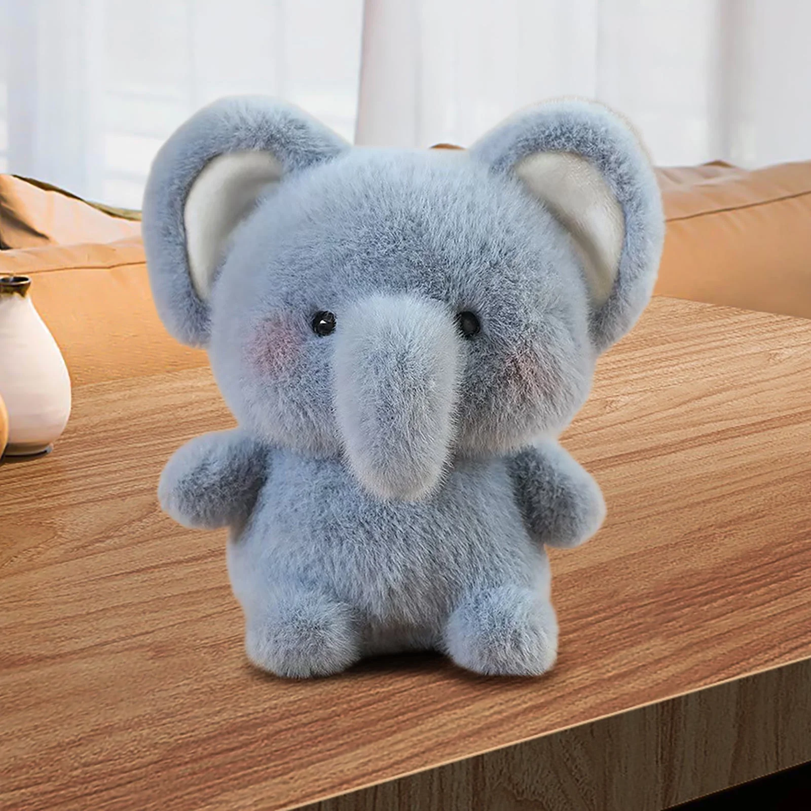 Cute Little Elephant Stuffed Animal Toys,Adorable Plush Companion Dolls