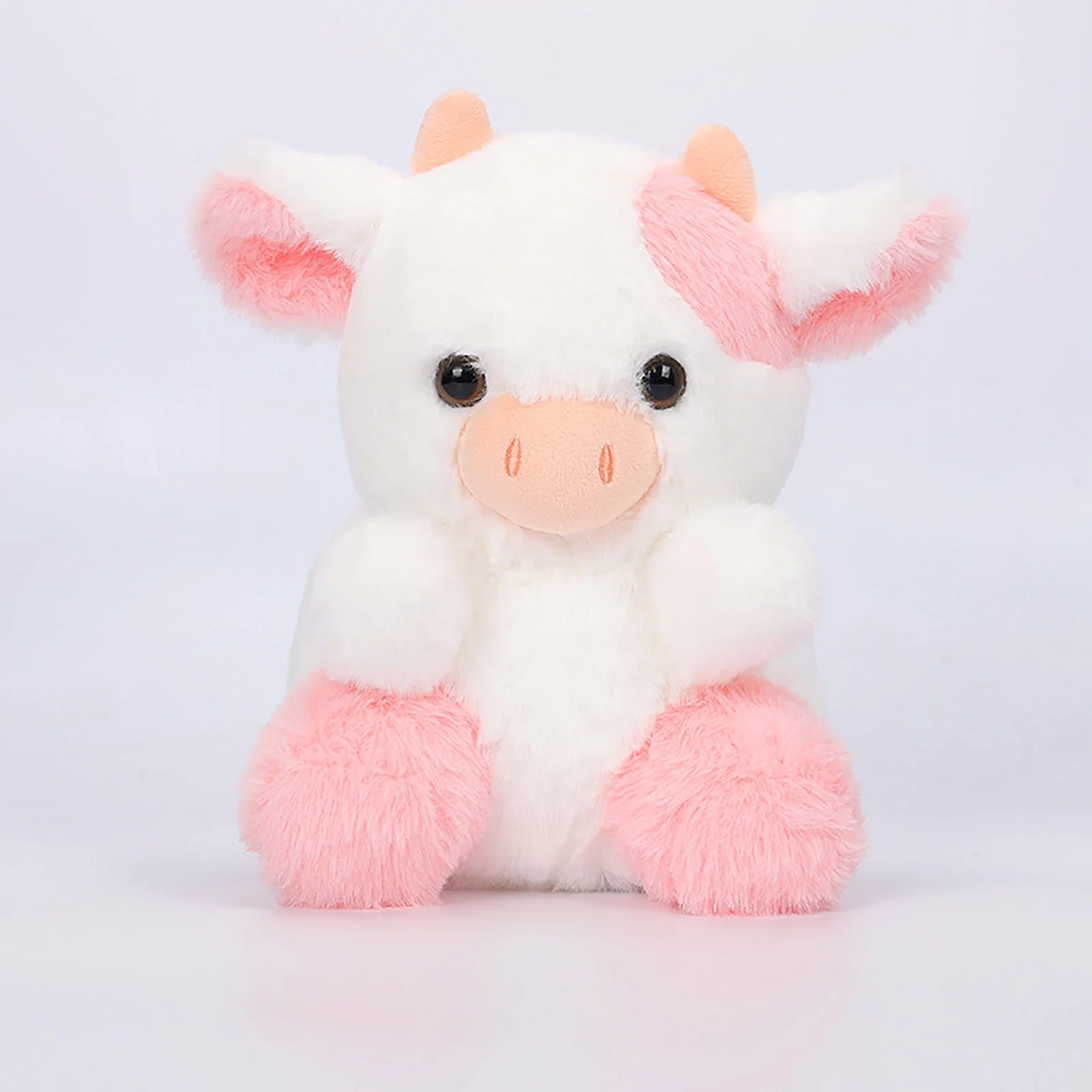 Adorable Plush Cow Toys,Soft Stuffed Animal Dolls Hugging Pillow Toys