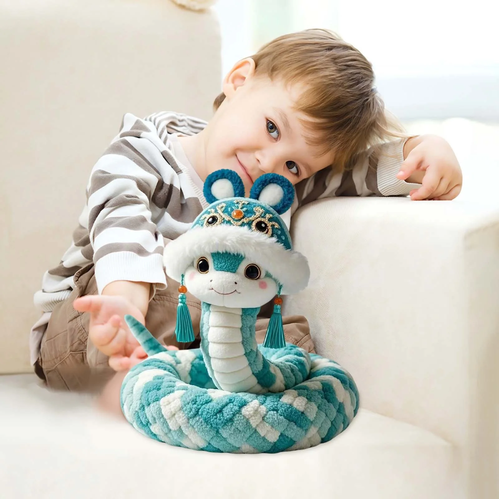 Snake Plush Doll | Cute Decorative Stuffed Toy