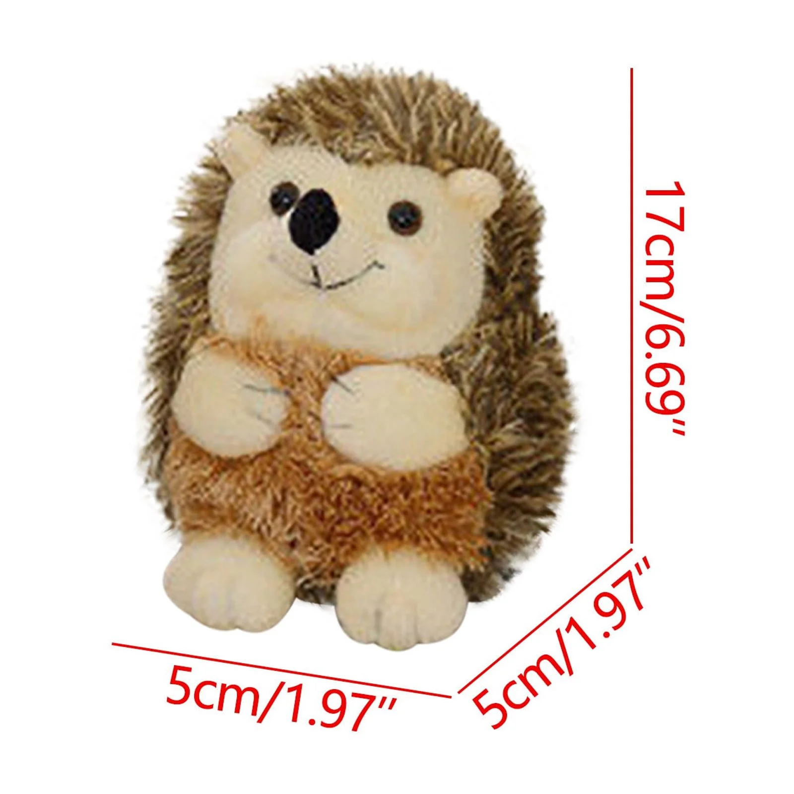 Hedgehog Stuffed Animal Plush Toy,Soft Adorable Chubby Hedgehog Dolls
