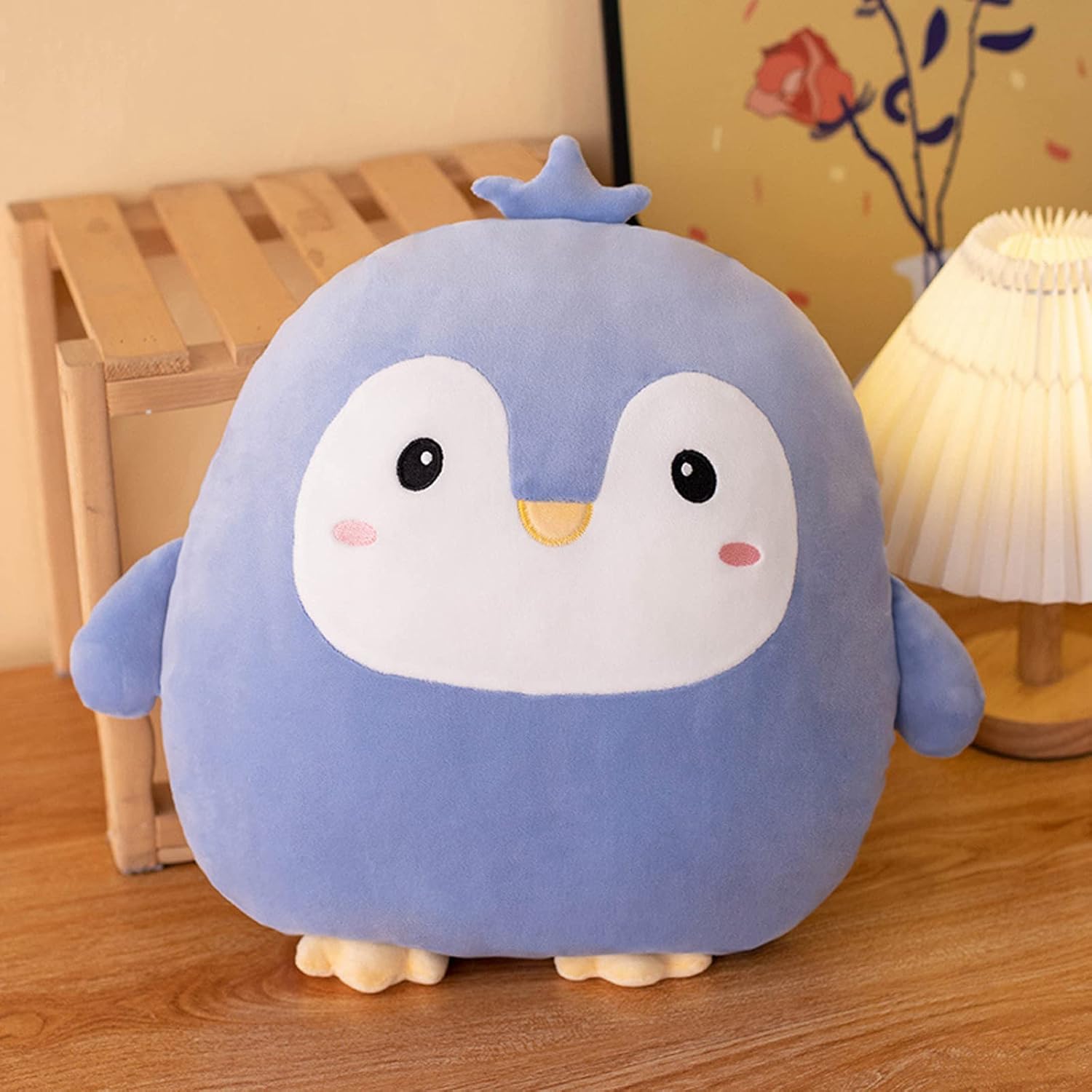 Penguin Plush Pillow, 16 inch Penguin Stuffed Animal Toy