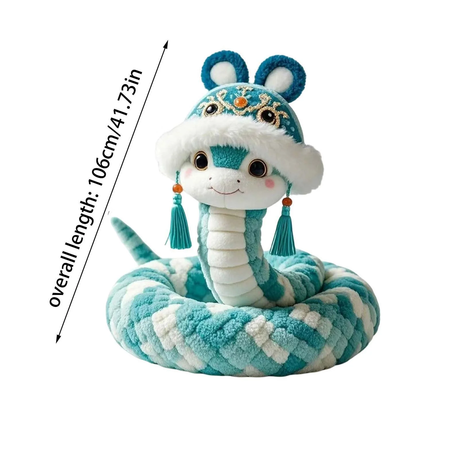 Snake Plush Doll | Cute Decorative Stuffed Toy