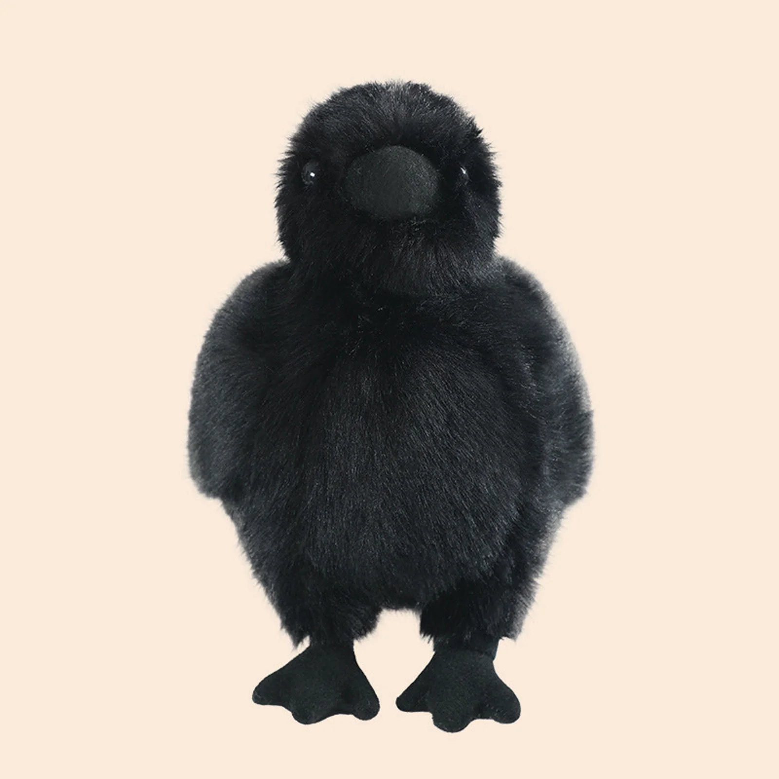 Cute Crow Plush Toys,Cute Black Raven Stuffed Animal Plush Soft Bird Dolls