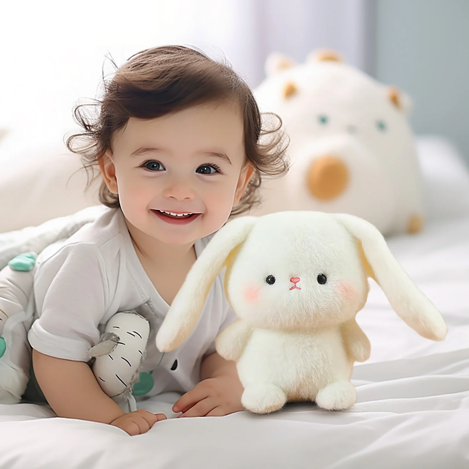 Cute Stuffed Animal Bunny Rabbit,Adorable Plush Companion