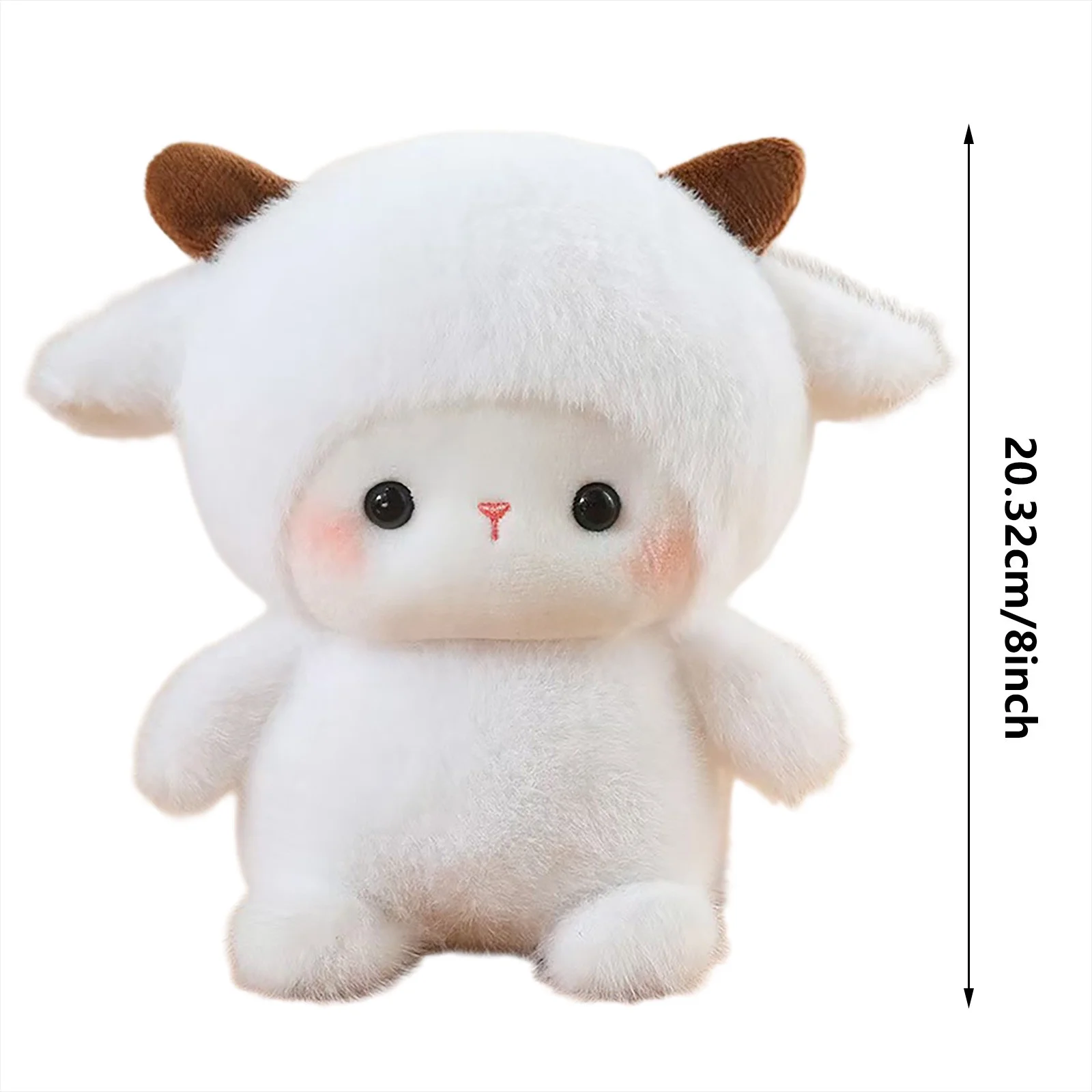Cute Sheep Stuffed Animal Toys,Adorable Plush Companion Dolls