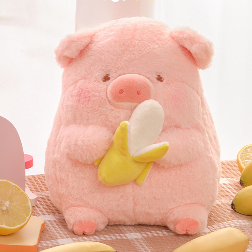 Cute banana lulu pig plush toy doll pillow bed doll