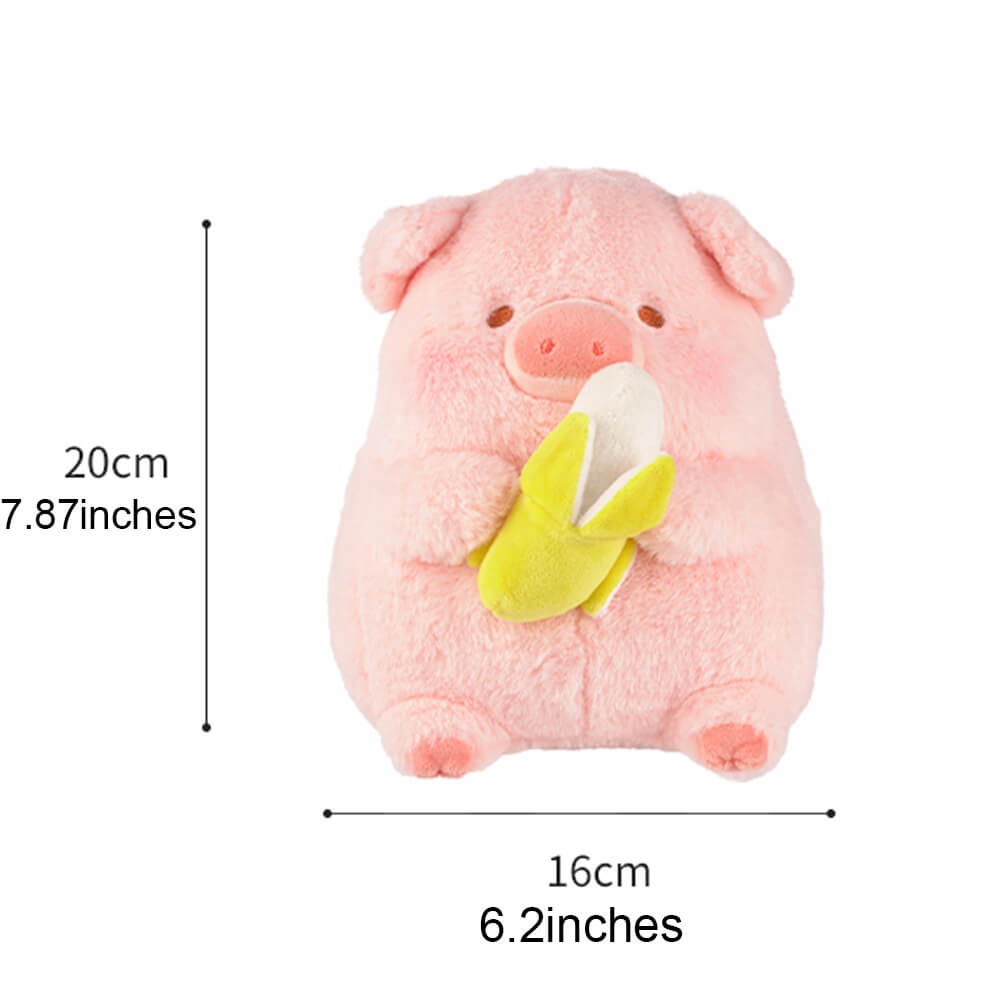 Cute banana lulu pig plush toy doll pillow bed doll