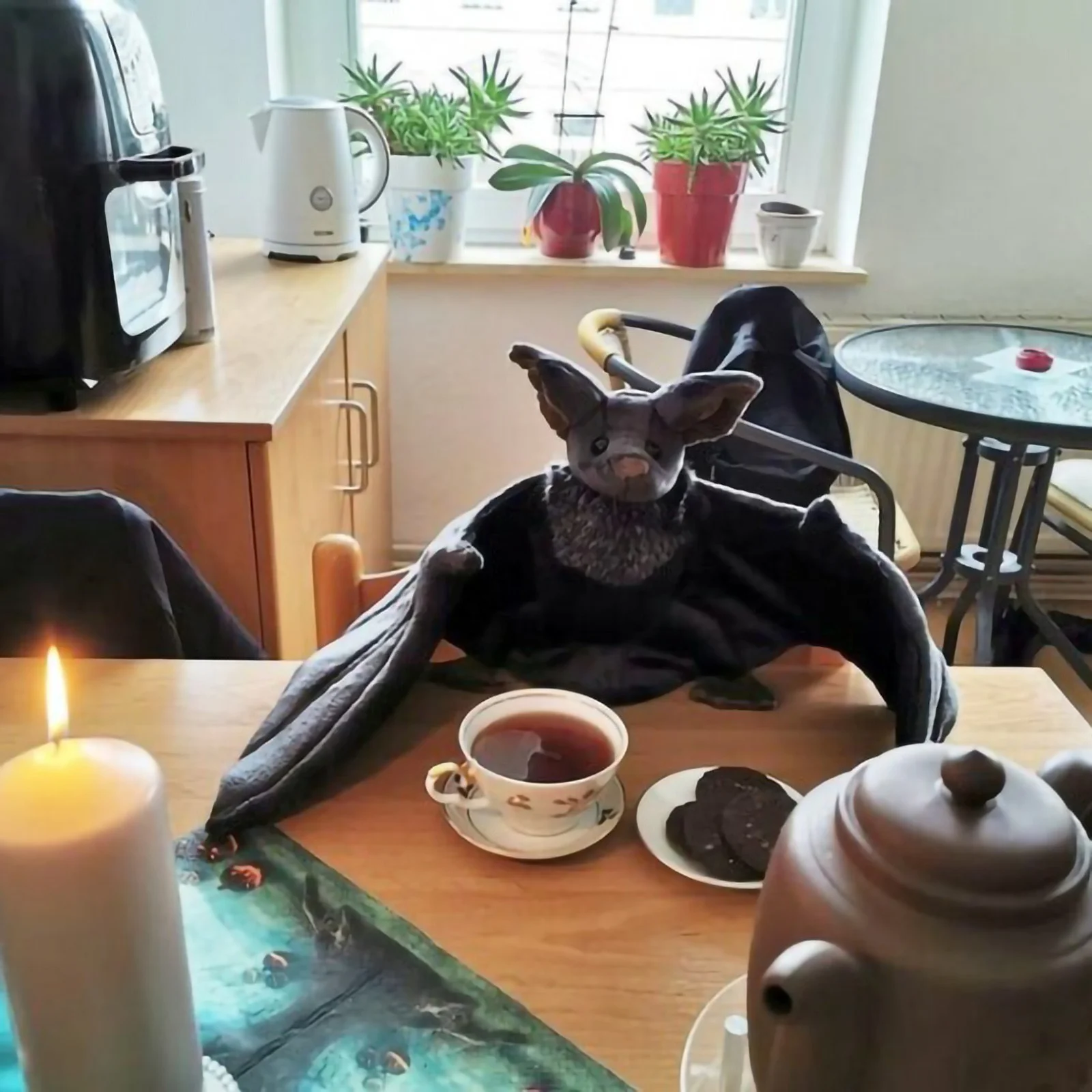 Bat Plush Toys,Soft Stuffed Animal Lifelike Bats Plushie Doll