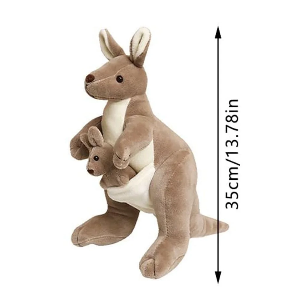 Kangaroo Stuffed Animal Toys with Joey in Pouch