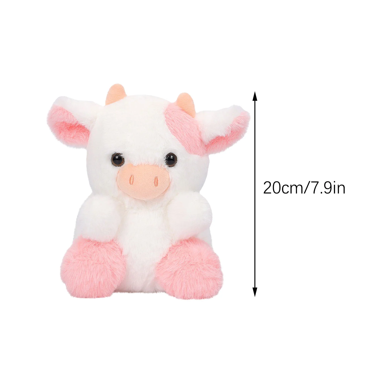 Adorable Plush Cow Toys,Soft Stuffed Animal Dolls Hugging Pillow Toys